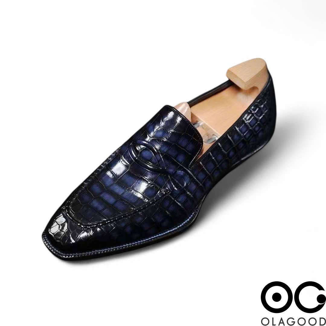 Giày handmade da cá sấu - GGP0116S