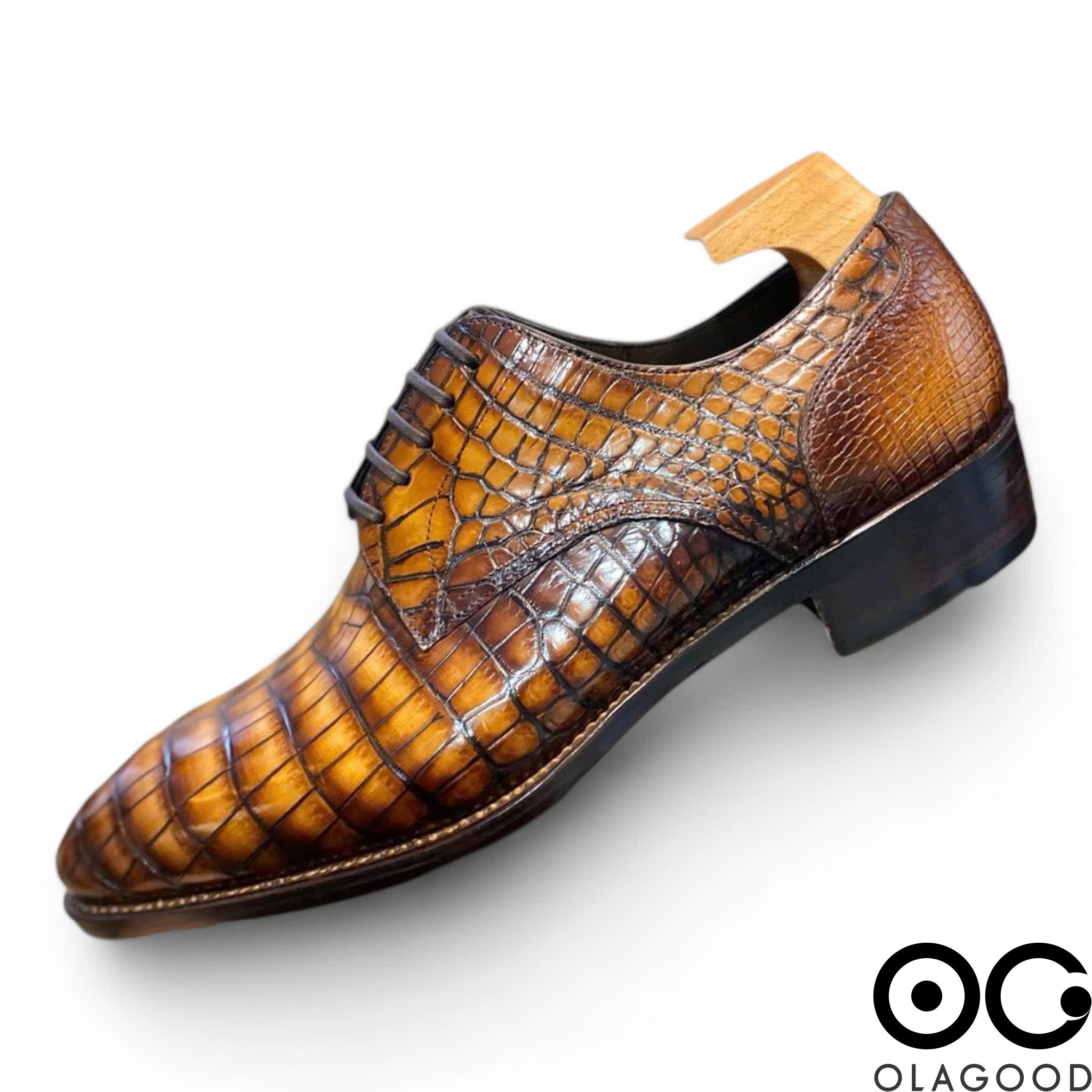 Giày handmade da cá sấu nam - GGP0117S - Hình ảnh 5