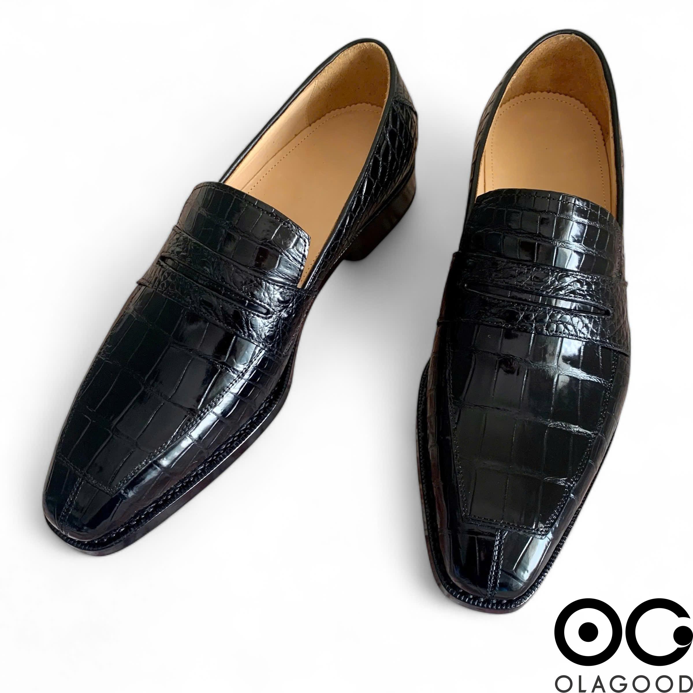 Giày lười da cá sấu nam - GGY0123S - Hình ảnh 5