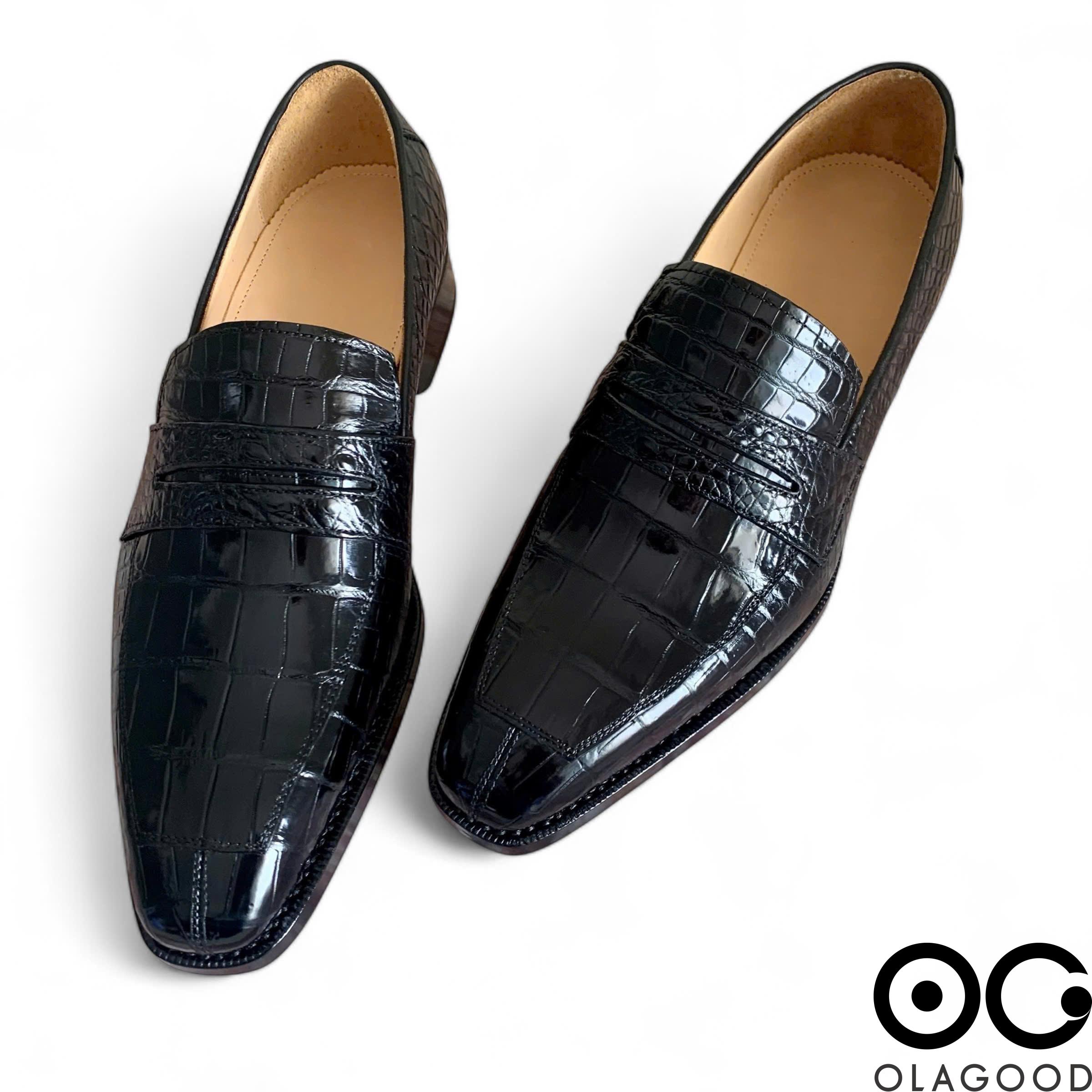 Giày lười da cá sấu nam - GGY0123S - Hình ảnh 4