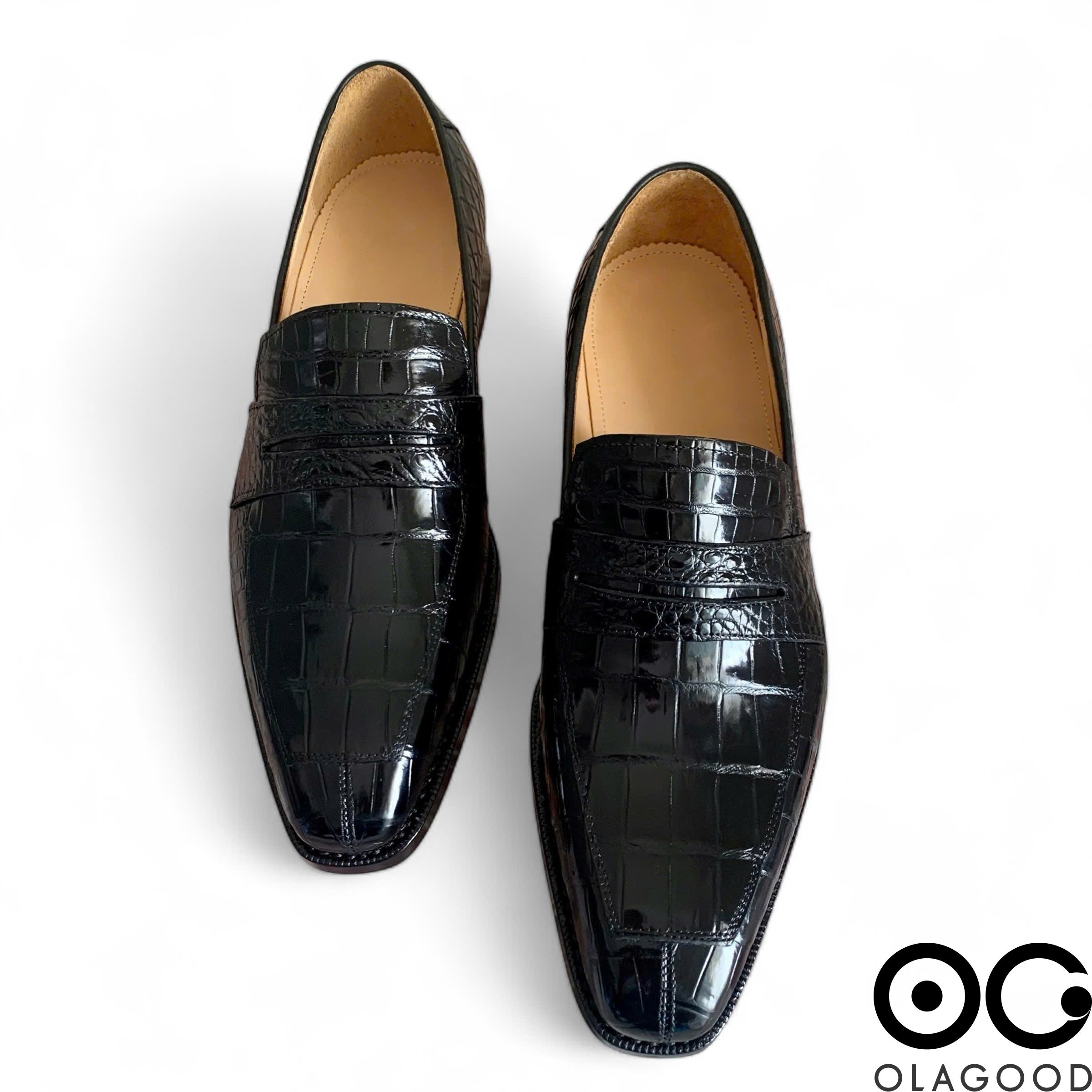Giày lười da cá sấu nam - GGY0123S - Hình ảnh 6