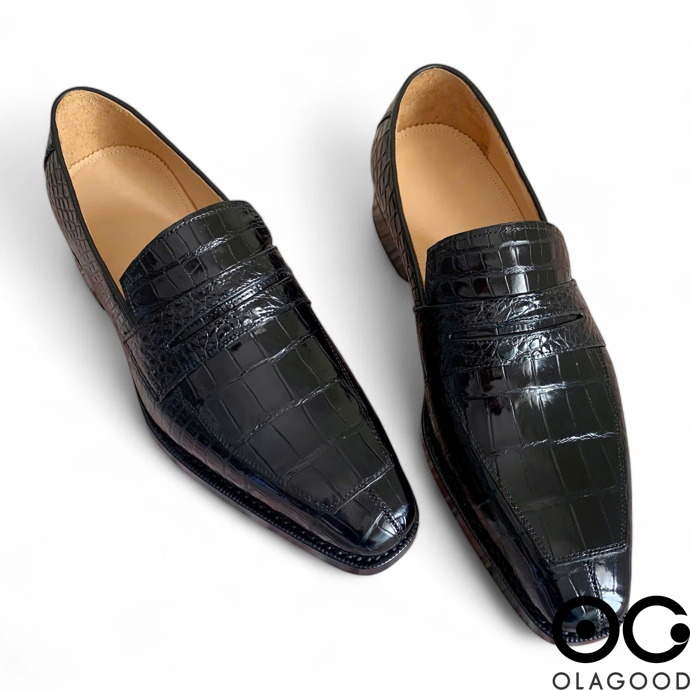 Giày lười da cá sấu nam - GGY0123S - Hình ảnh 7