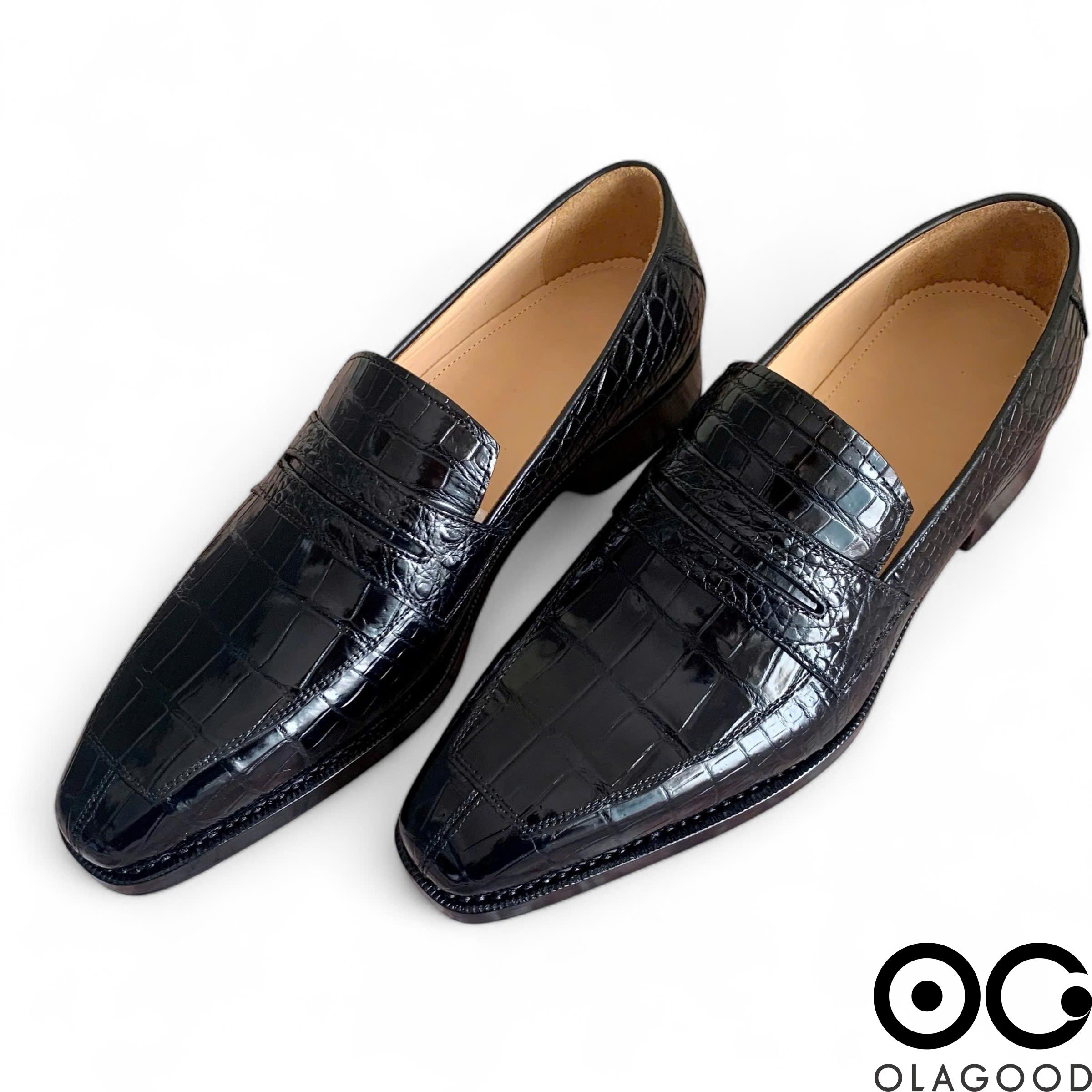 Giày lười da cá sấu nam - GGY0123S