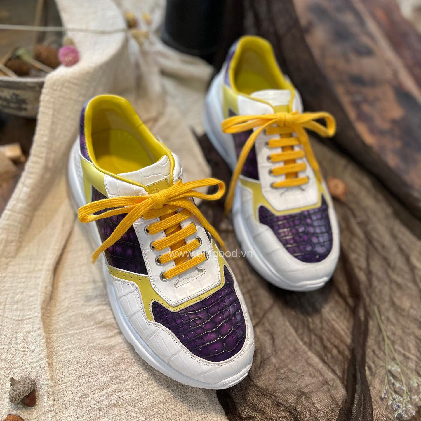 Giày nam cá sấu thể thao - GTT0164S - Hình ảnh 6