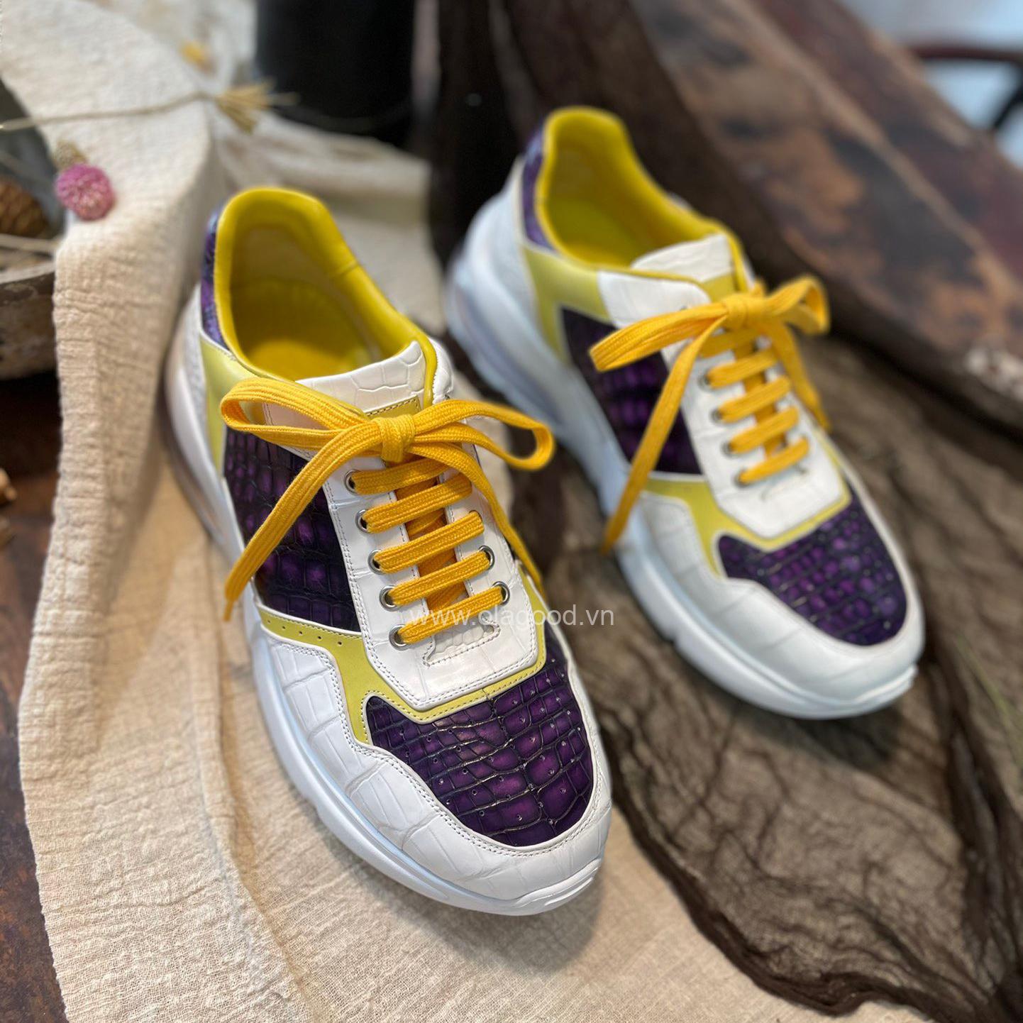 Giày nam cá sấu thể thao - GTT0164S - Hình ảnh 7