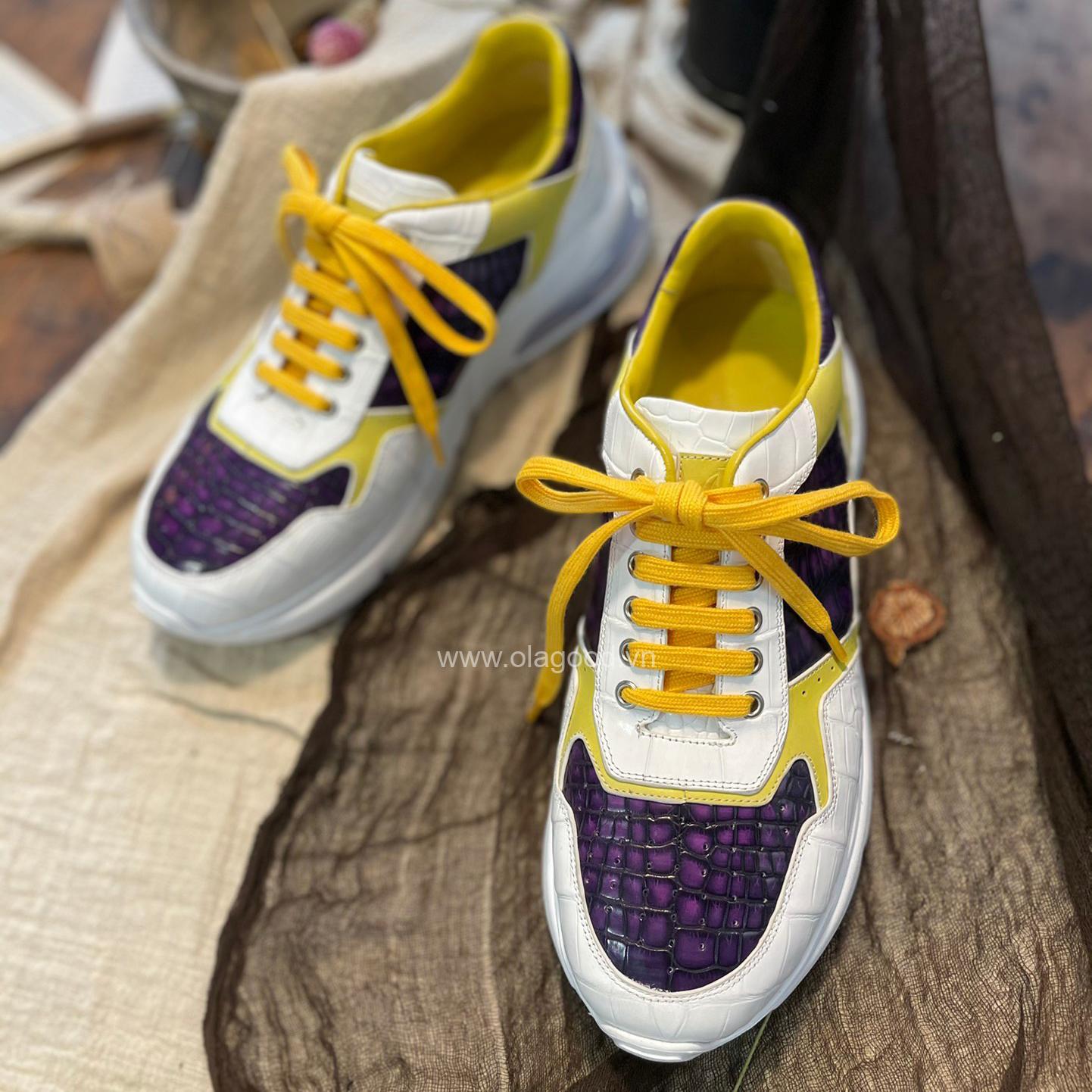 Giày nam cá sấu thể thao - GTT0164S - Hình ảnh 8