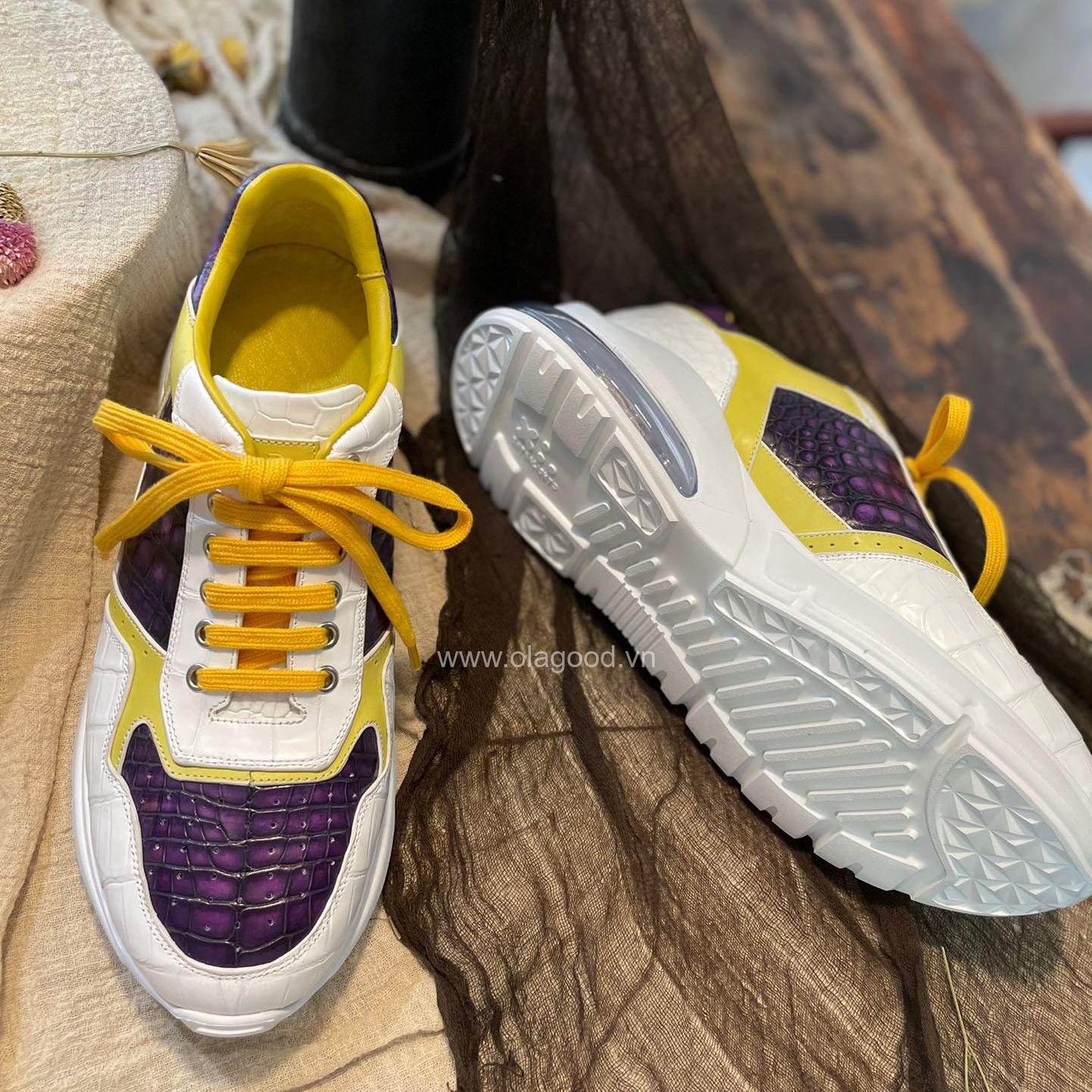 Giày nam cá sấu thể thao - GTT0164S - Hình ảnh 9