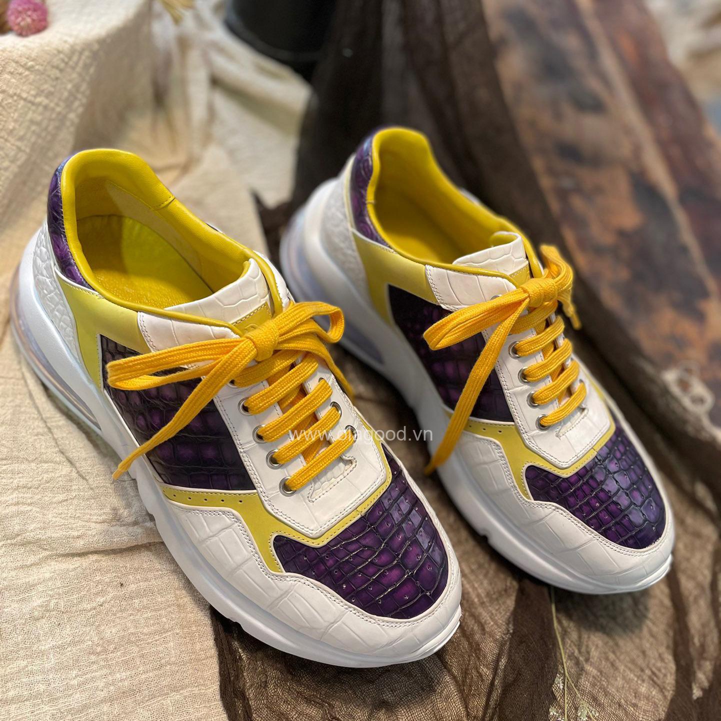 Giày nam cá sấu thể thao - GTT0164S - Hình ảnh 10