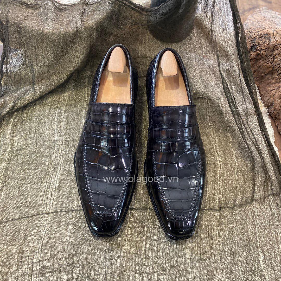 Giày nam cá sấu – Goodyear handmade - GGP0126S - Hình ảnh 7