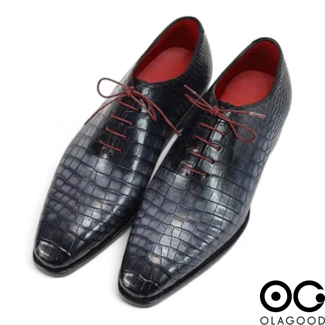 Giày nam da cá sấu porosus - GGY0122S - Hình ảnh 3