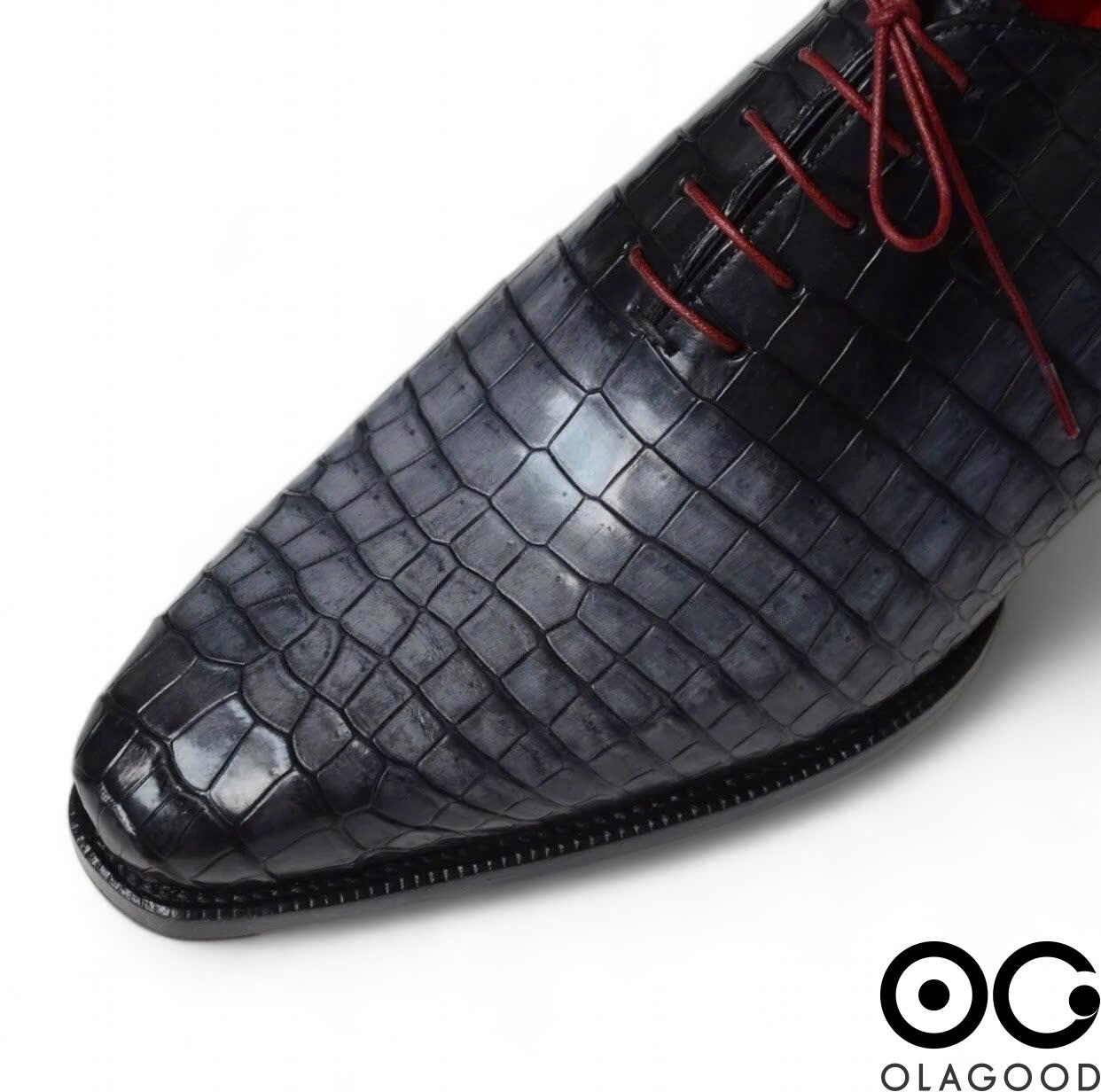 Giày nam da cá sấu porosus - GGY0122S - Hình ảnh 5