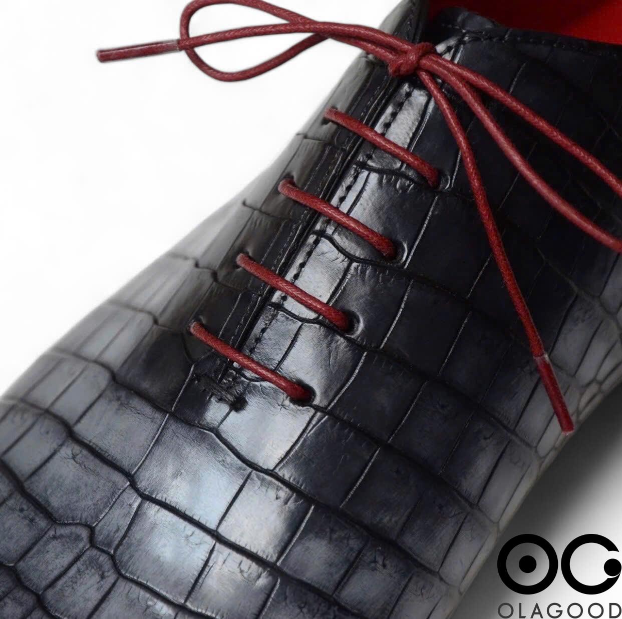 Giày nam da cá sấu porosus - GGY0122S - Hình ảnh 6