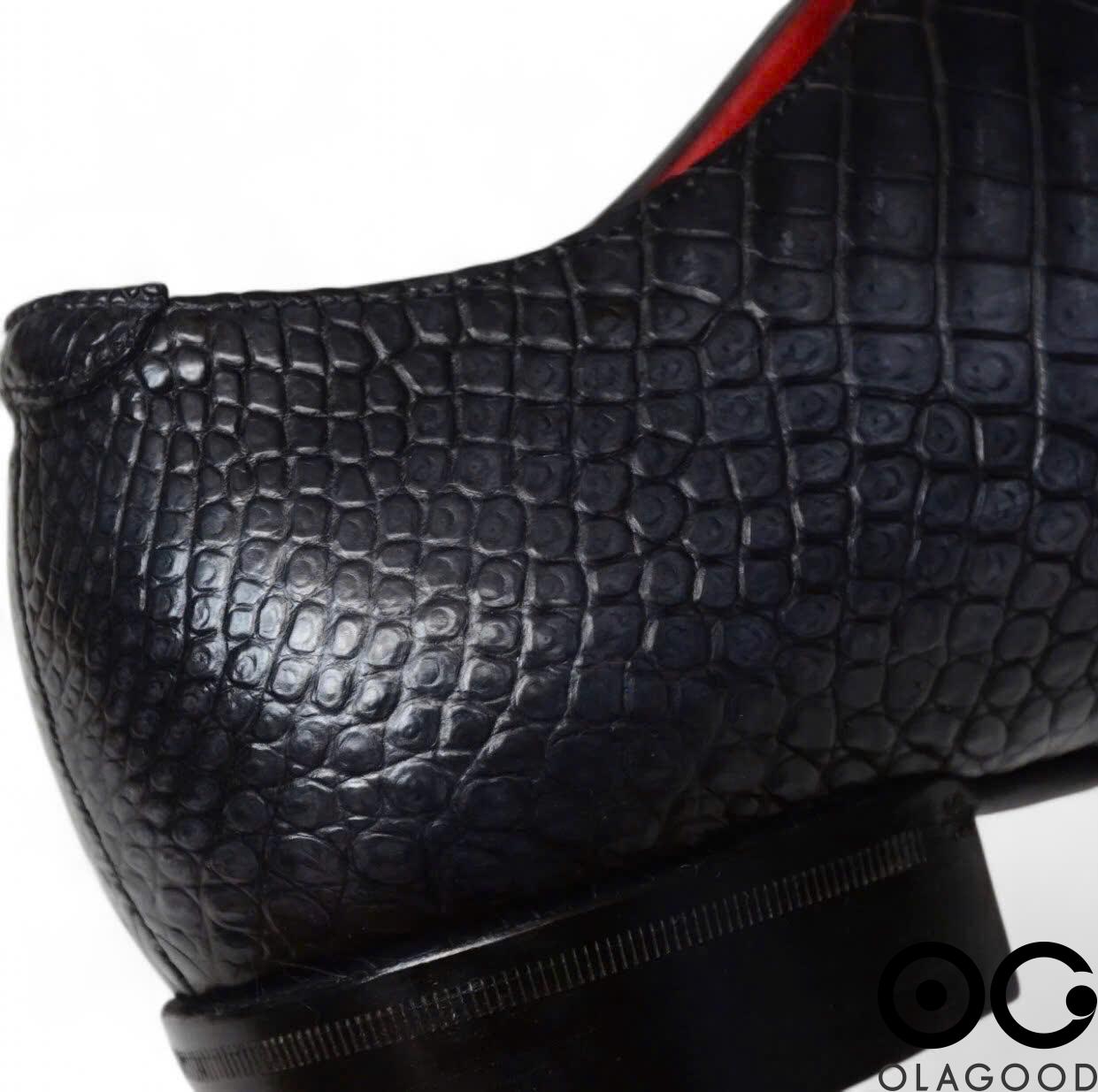 Giày nam da cá sấu porosus - GGY0122S - Hình ảnh 8