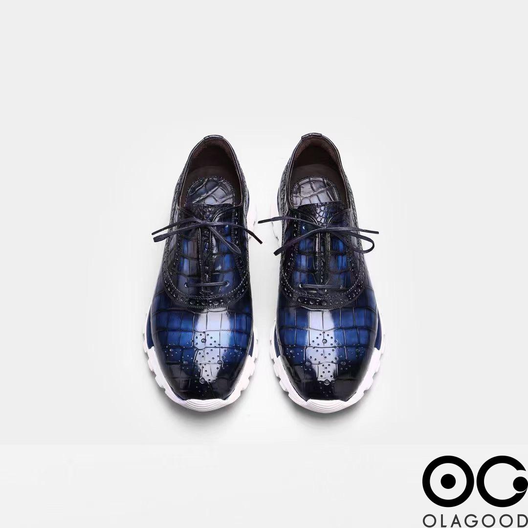 Giày nam da cá sấu sneaker - GTT0165S - Hình ảnh 3