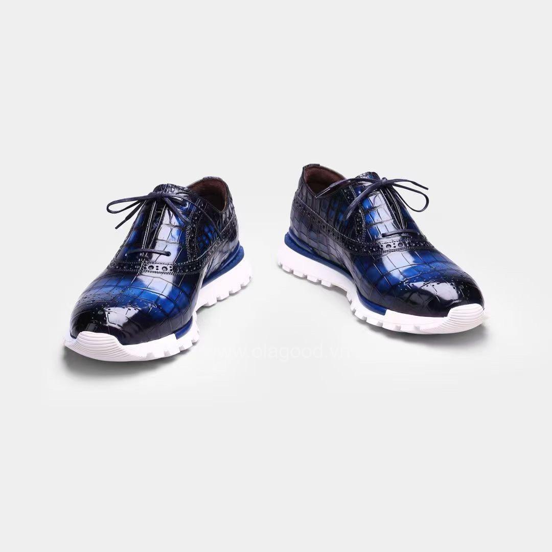 Giày nam da cá sấu sneaker - GTT0165S - Hình ảnh 4