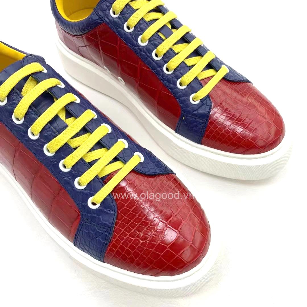 Giày nam sneaker cá sấu - GTT0152S - Hình ảnh 4