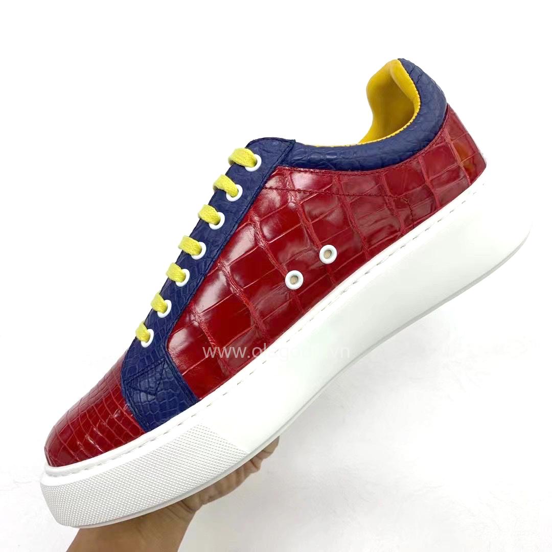 Giày nam sneaker cá sấu - GTT0152S - Hình ảnh 6