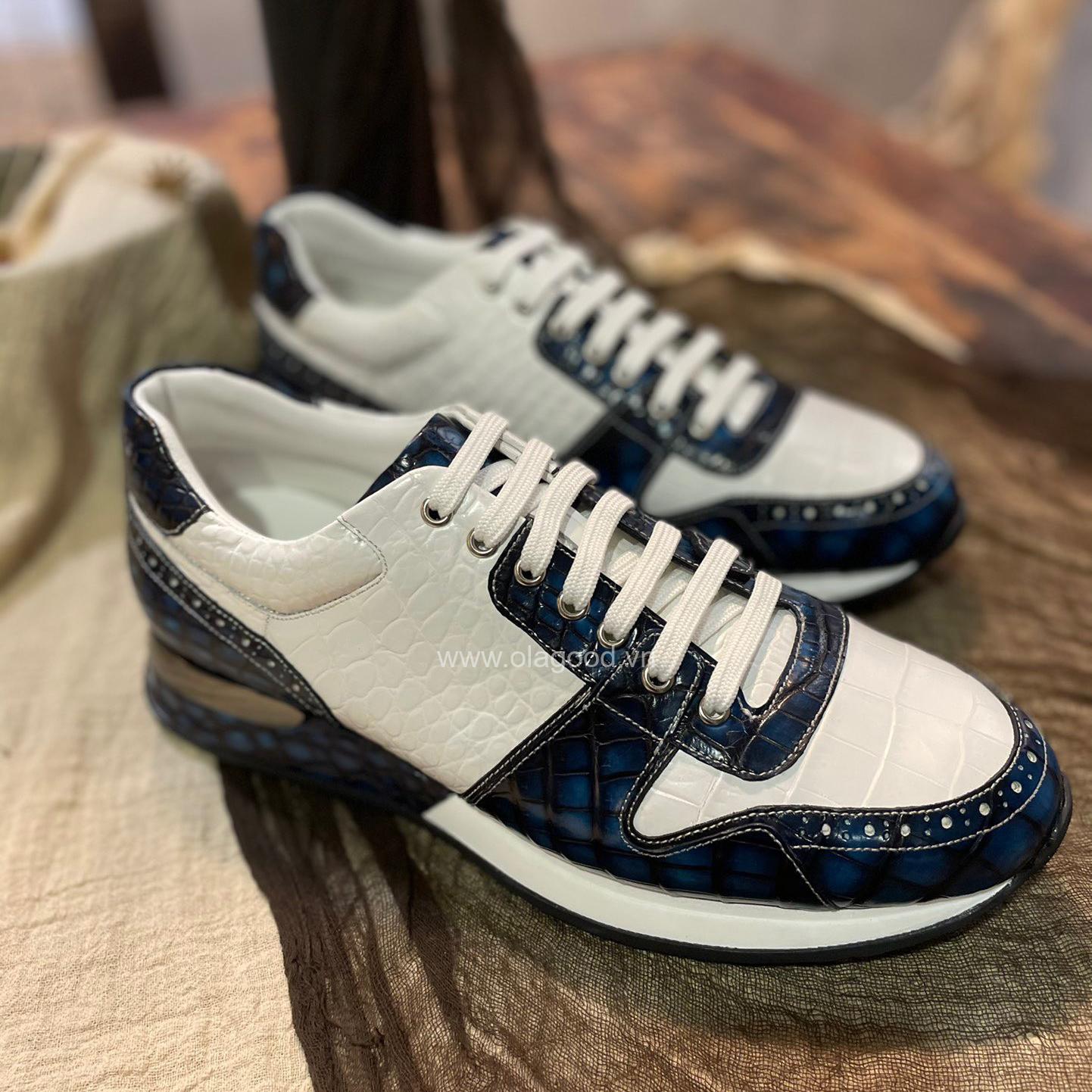 Giày nam thể thao cá sấu nhập khẩu - GTT0159S - Hình ảnh 8