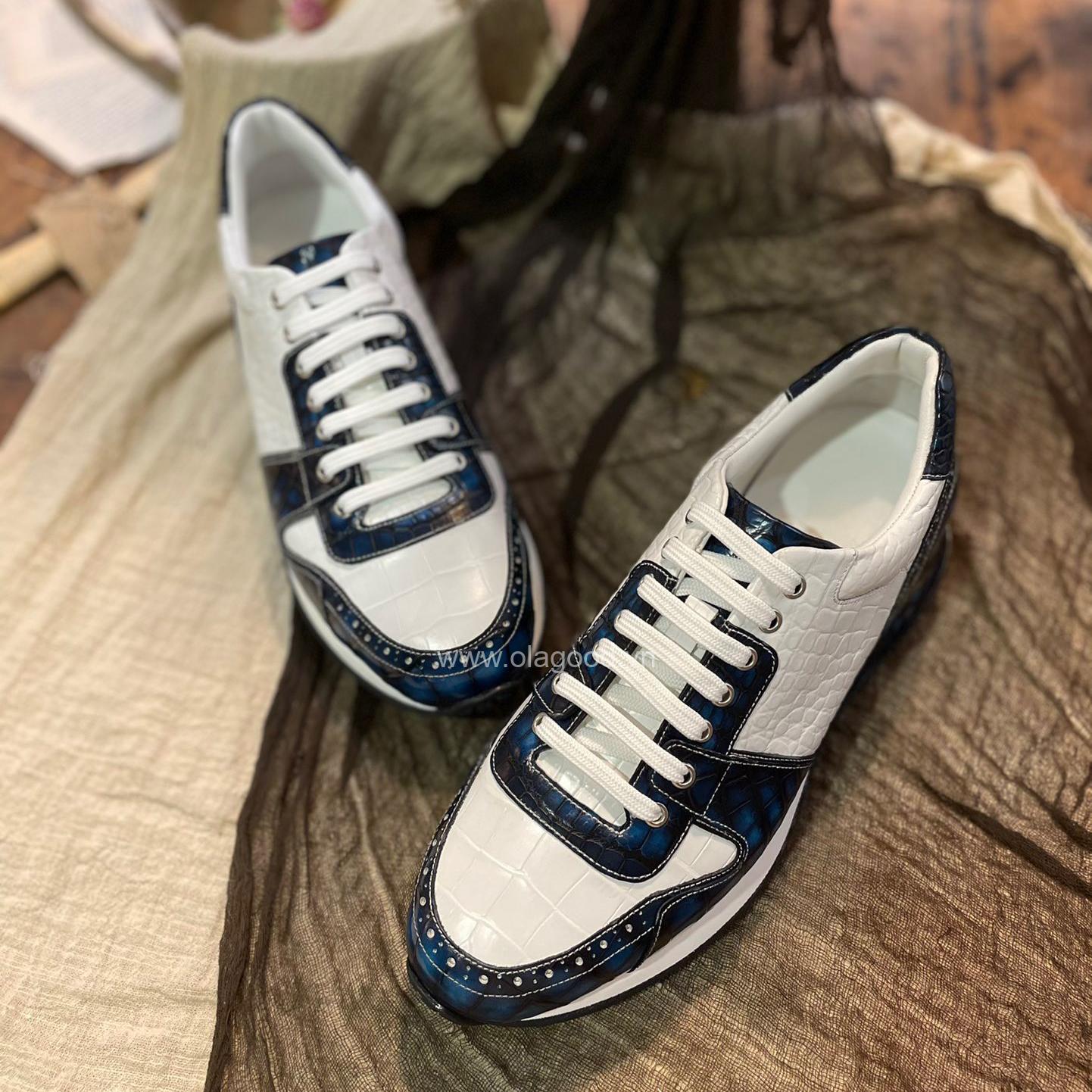 Giày nam thể thao cá sấu nhập khẩu - GTT0159S - Hình ảnh 9