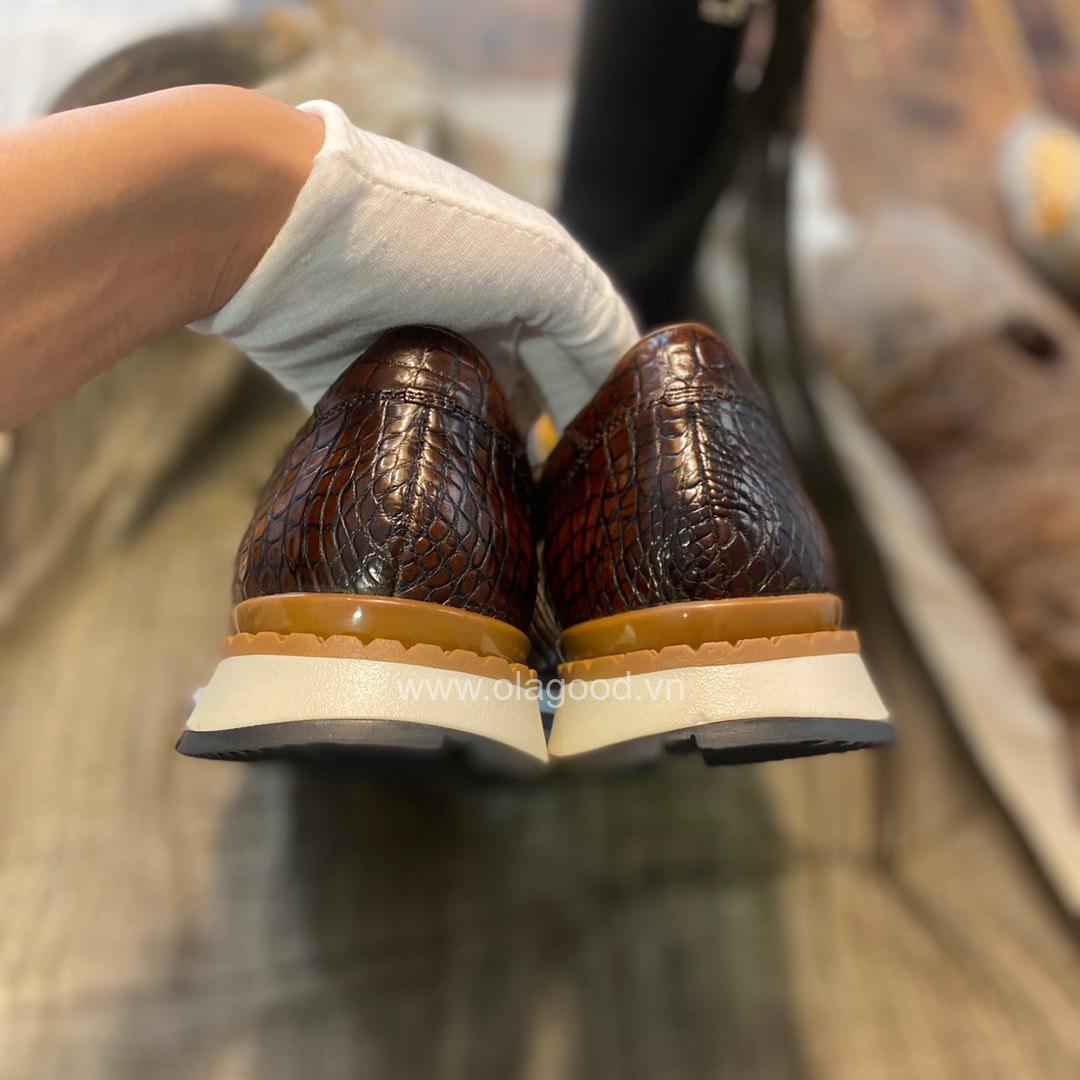 Giày nam thể thao da cá sấu nhập khẩu - GTT0156S - Hình ảnh 12