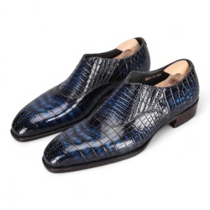 Giày patina cá sấu – Goodyear handmade - GGP0124S