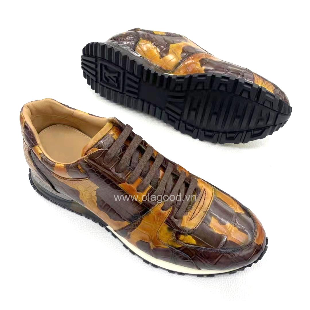 Giày sneaker nam da cá sấu - GTT0153S - Hình ảnh 2