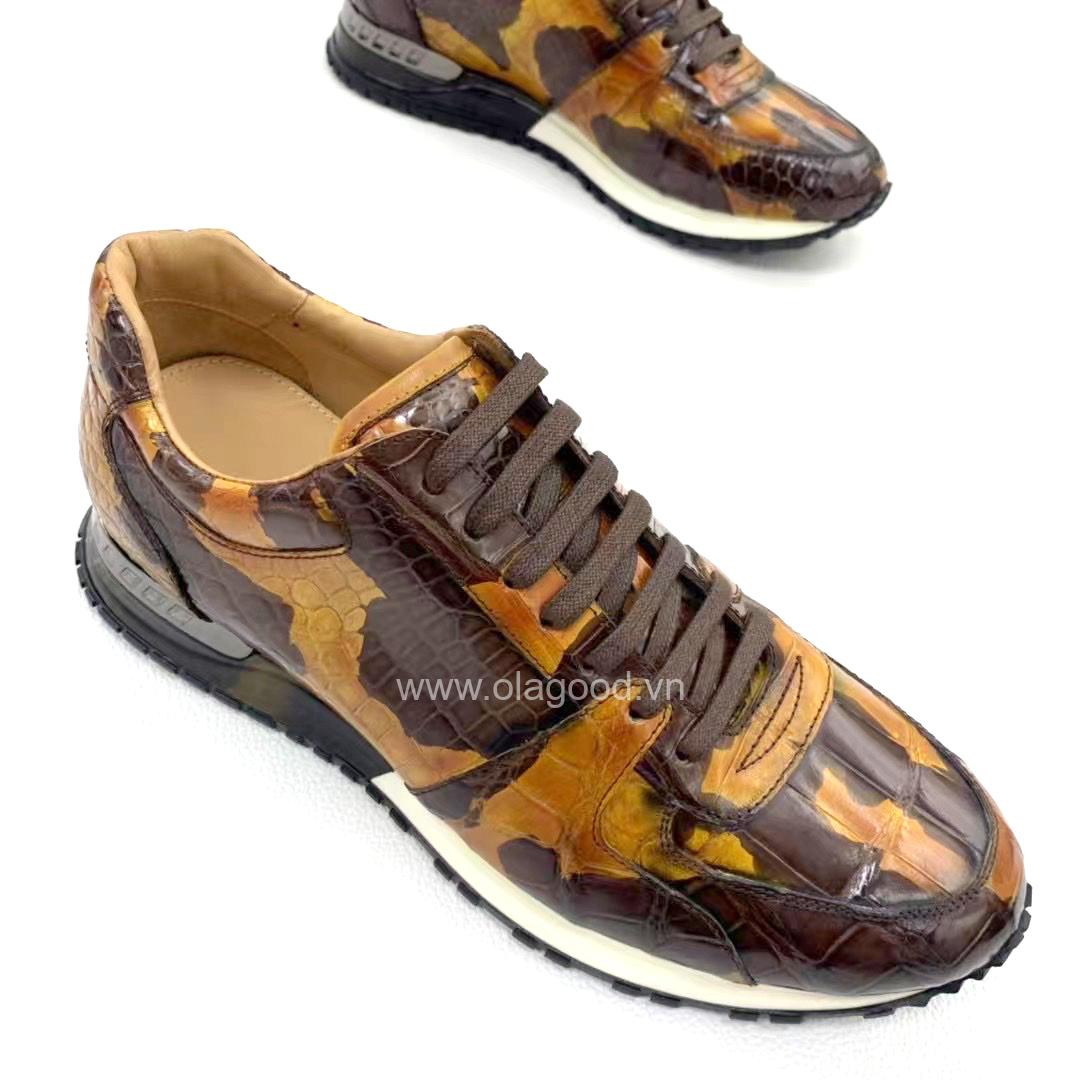 Giày sneaker nam da cá sấu - GTT0153S - Hình ảnh 4