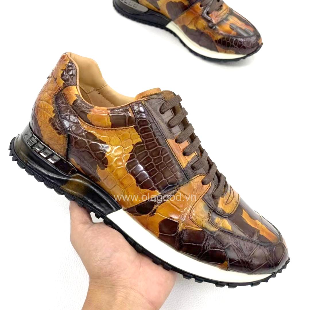 Giày sneaker nam da cá sấu - GTT0153S - Hình ảnh 5