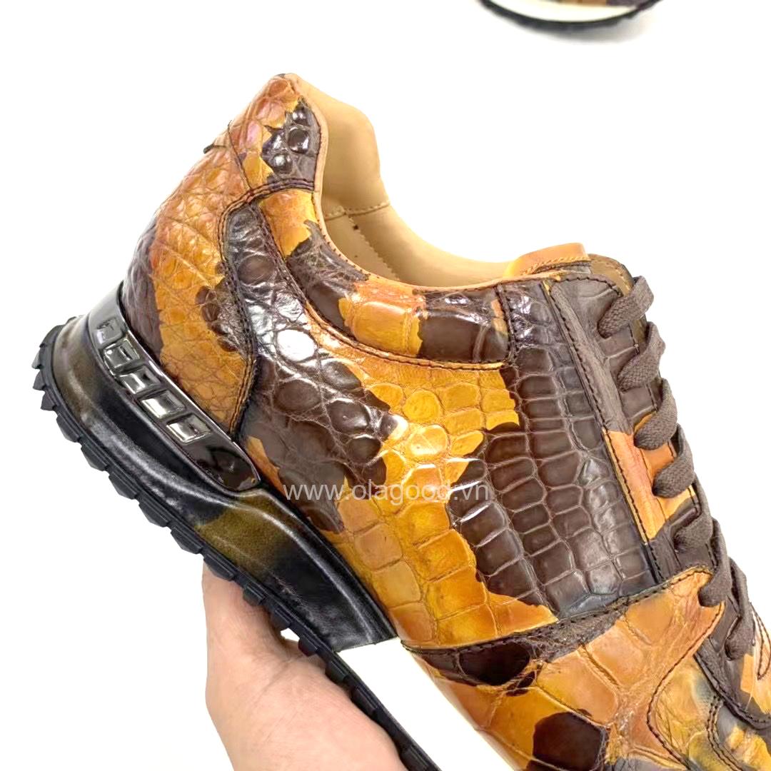 Giày sneaker nam da cá sấu - GTT0153S - Hình ảnh 8