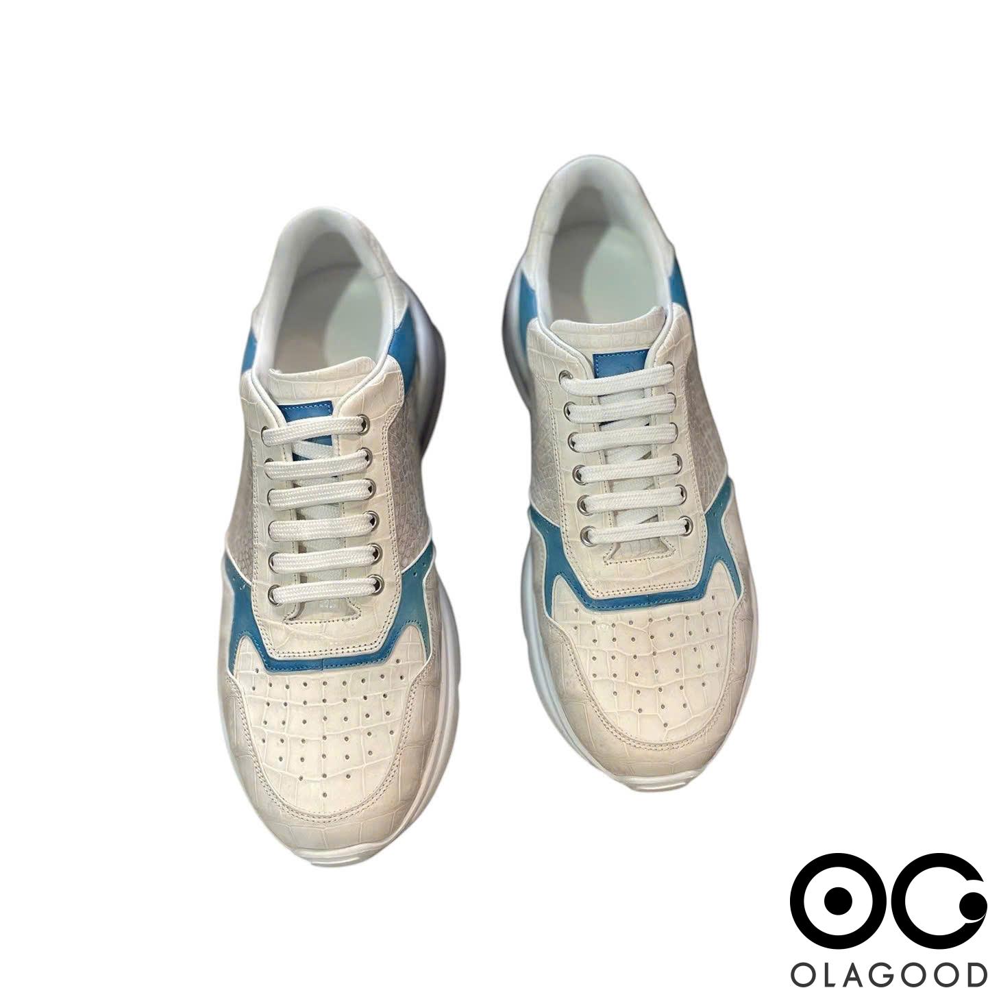 Giày thể thao da cá sấu nhập khẩu - GTT0154S - Hình ảnh 3