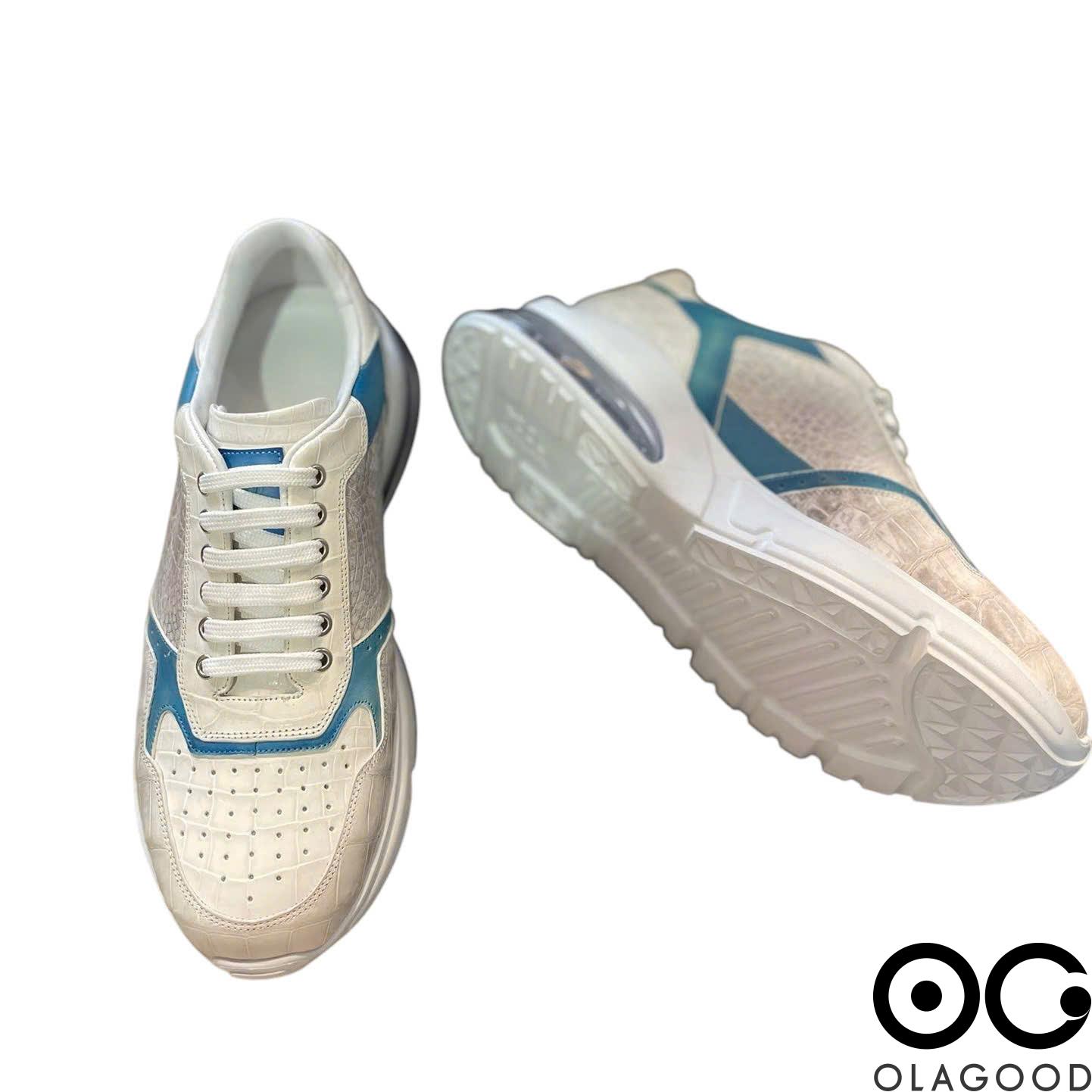 Giày thể thao da cá sấu nhập khẩu - GTT0154S - Hình ảnh 5