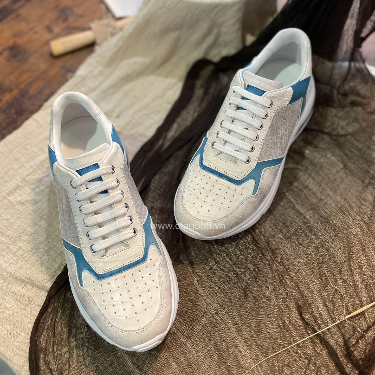 Giày thể thao da cá sấu nhập khẩu - GTT0154S - Hình ảnh 8