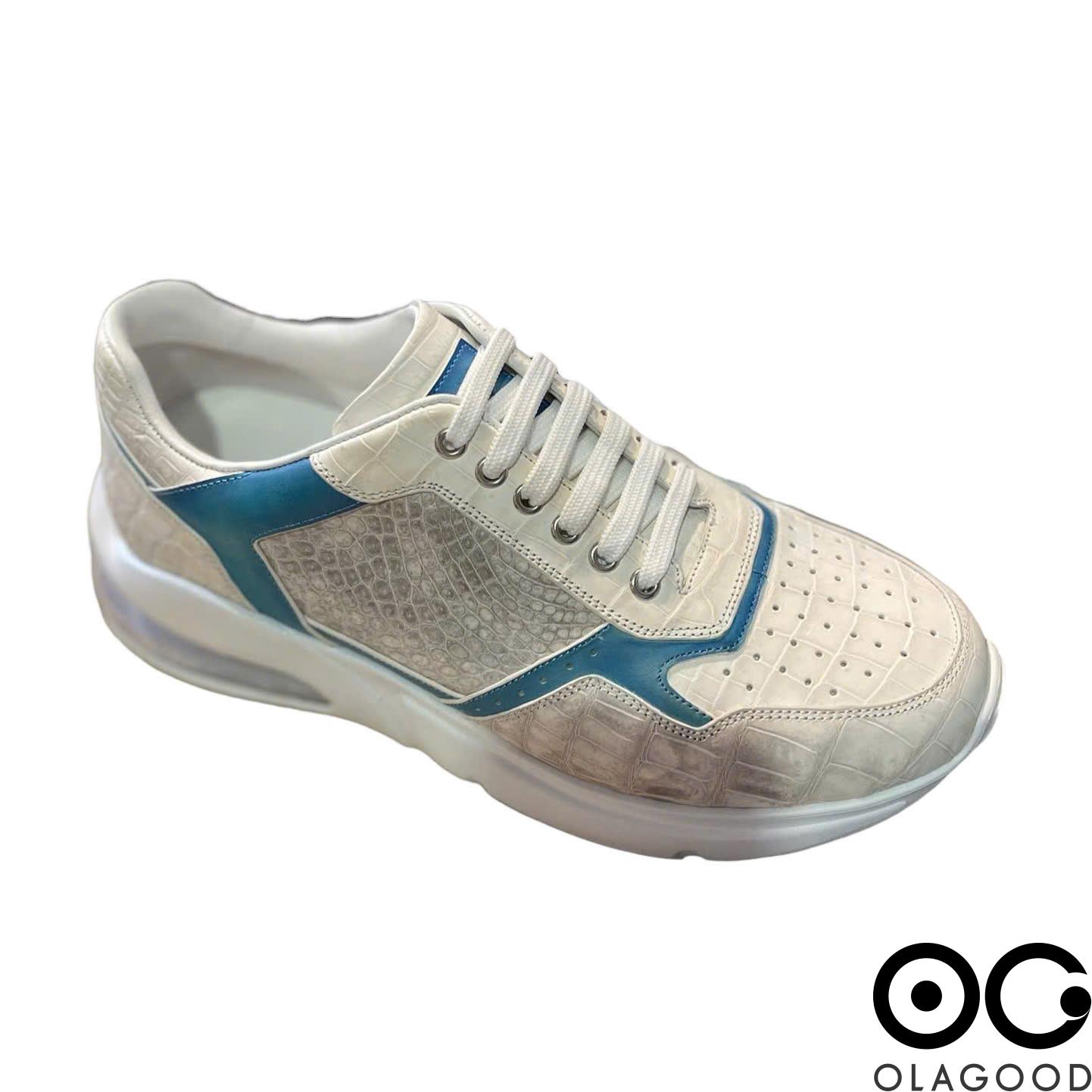 Giày thể thao da cá sấu nhập khẩu - GTT0154S - Hình ảnh 6