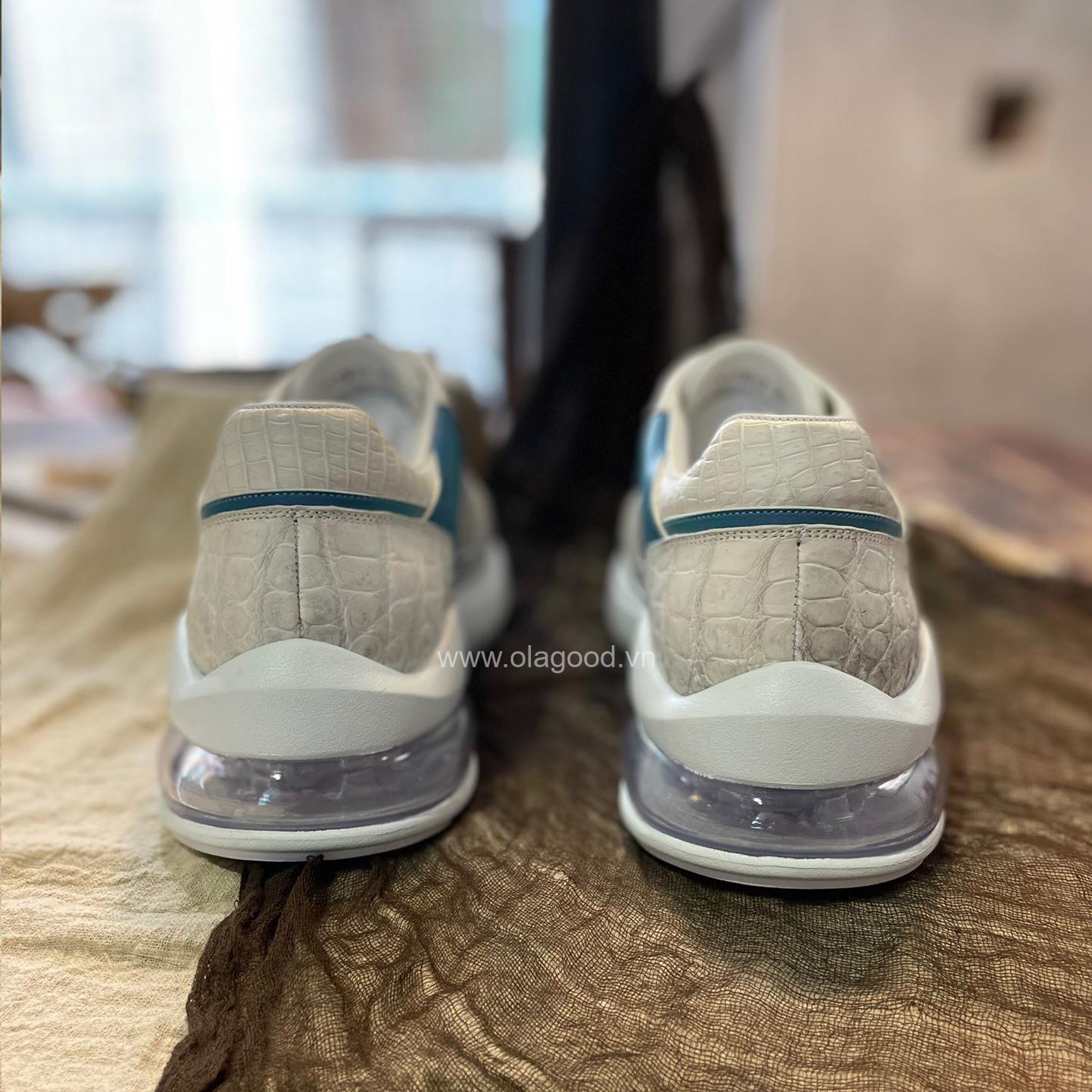 Giày thể thao da cá sấu nhập khẩu - GTT0154S - Hình ảnh 11