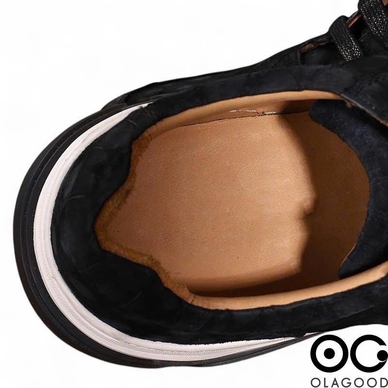 Giày thể thao da cá sấu nubuck - GTT0151S - Hình ảnh 9