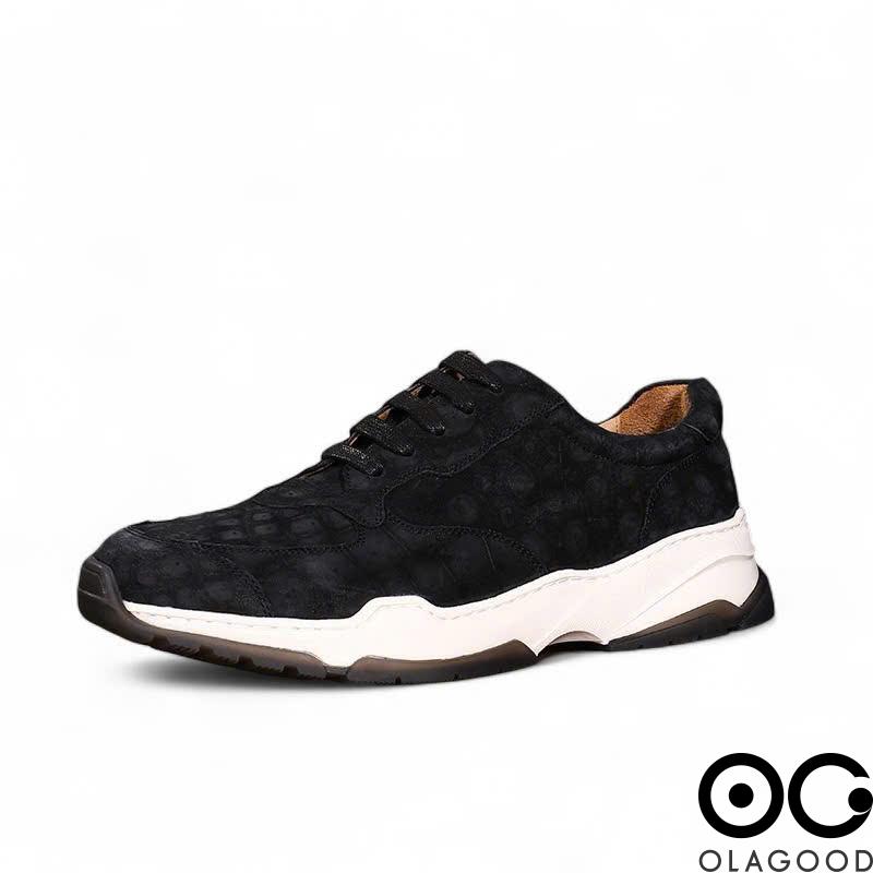 Giày thể thao da cá sấu nubuck - GTT0151S - Hình ảnh 3