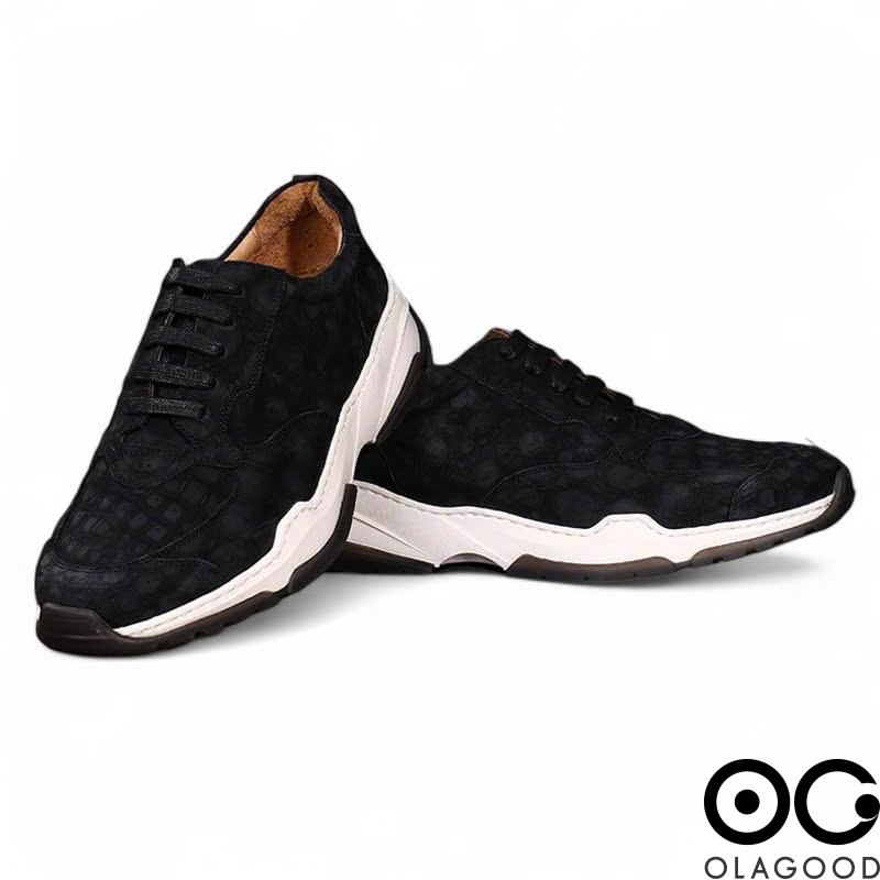 Giày thể thao da cá sấu nubuck - GTT0151S - Hình ảnh 4