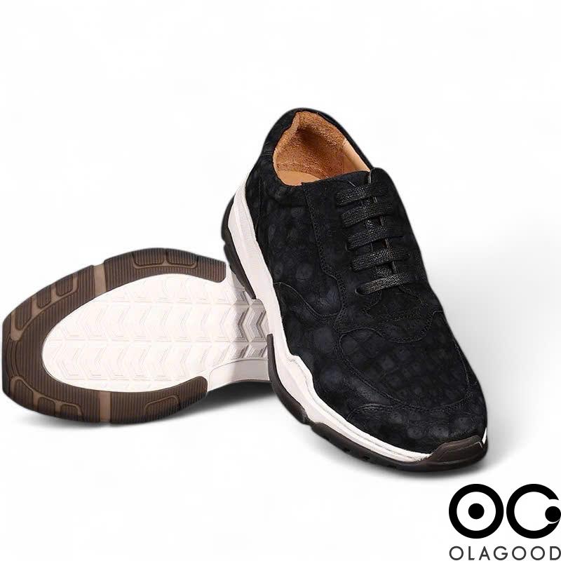 Giày thể thao da cá sấu nubuck - GTT0151S - Hình ảnh 5