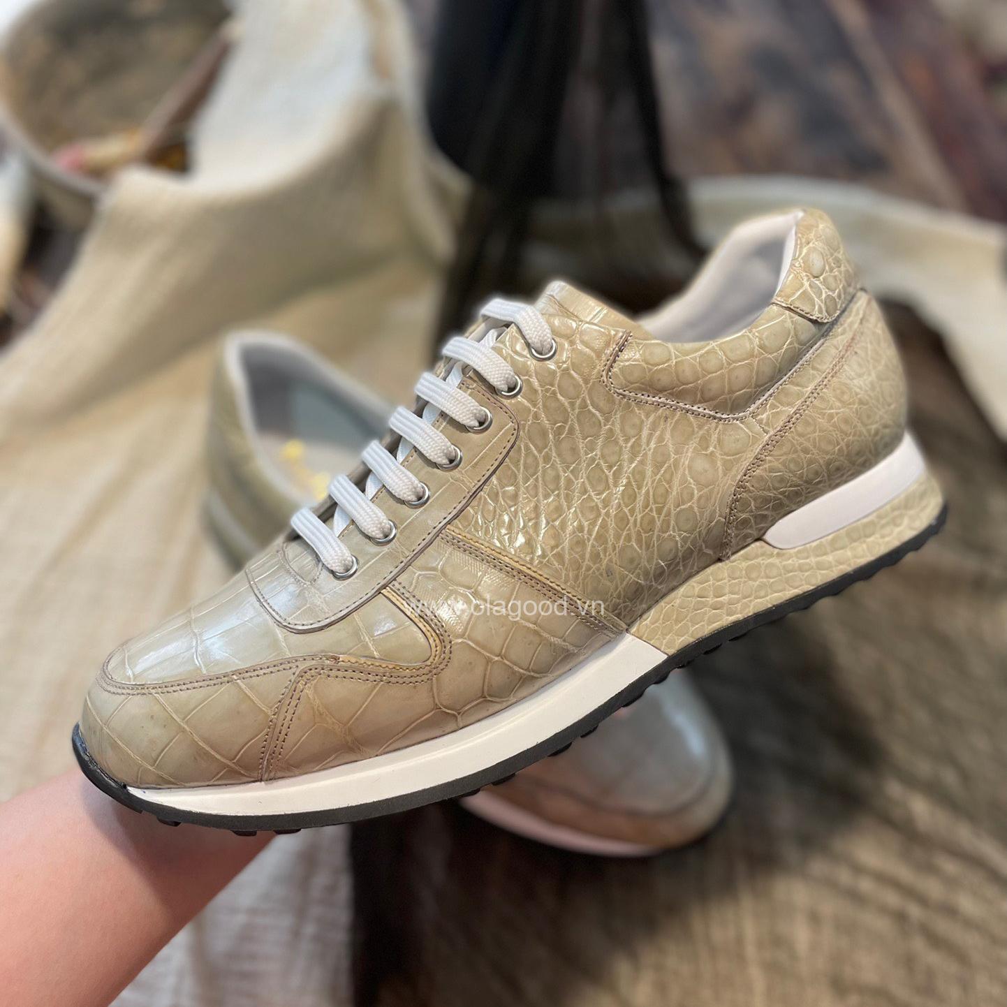 Giày thể thao nam cá sấu nhập khẩu - GTT0158S - Hình ảnh 10