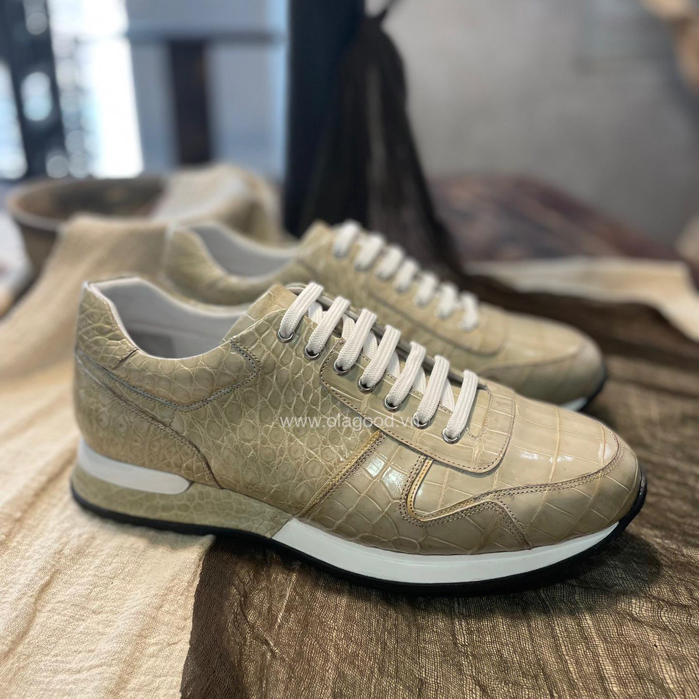 Giày thể thao nam cá sấu nhập khẩu - GTT0158S - Hình ảnh 9