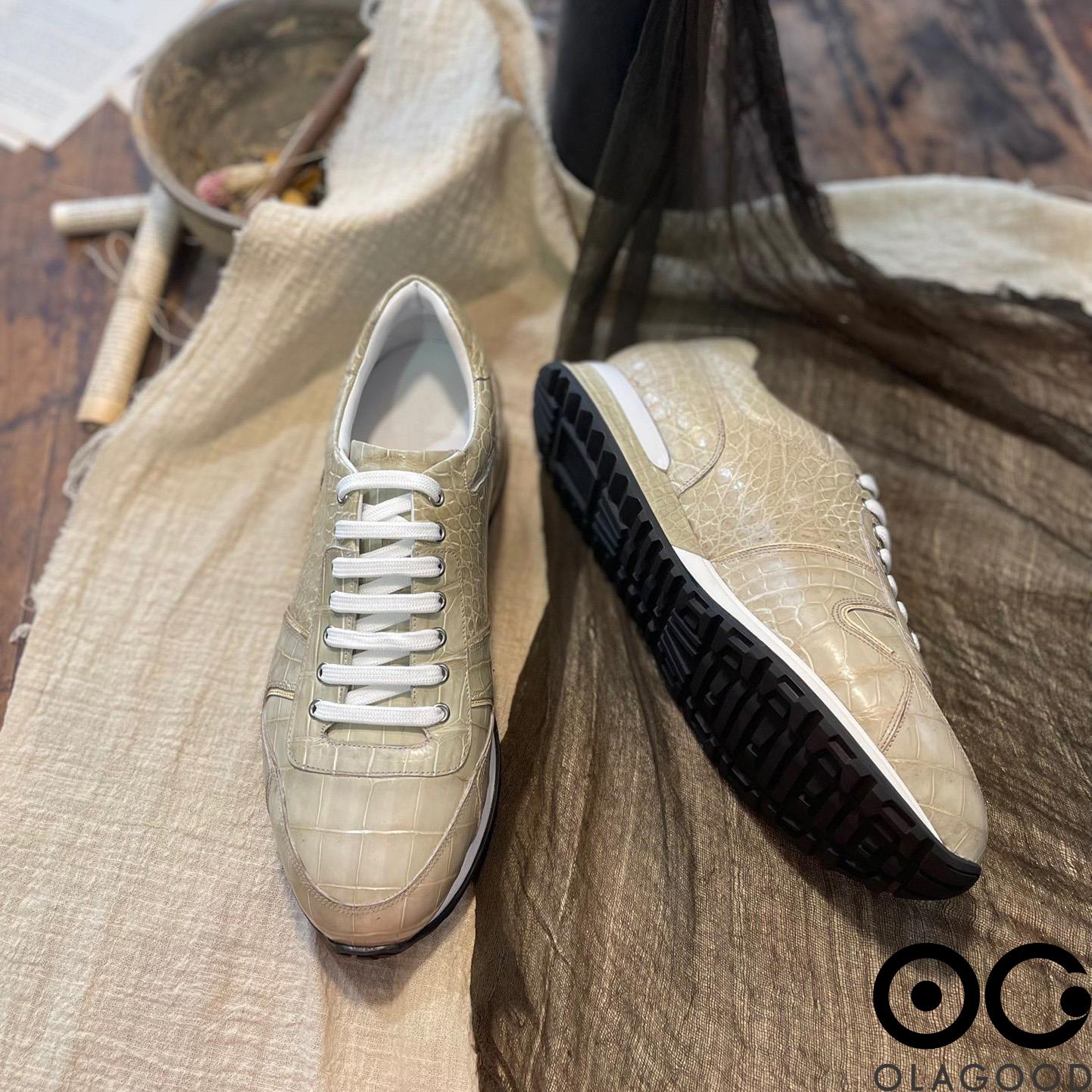 Giày thể thao nam cá sấu nhập khẩu - GTT0158S - Hình ảnh 11