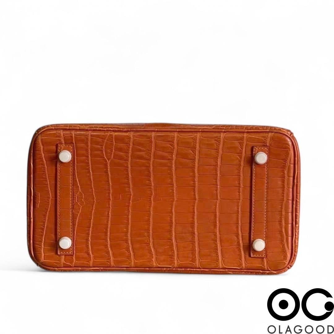 Túi xách nữ HMBK size 30 da cá sấu porosus - TXN02104S - Hình ảnh 6