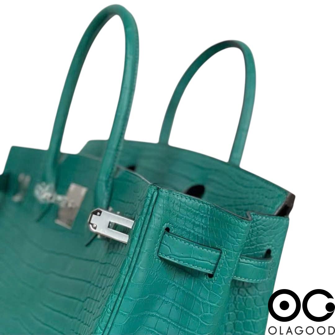 Túi xách nữ BKHM da cá sấu porosus - TXN02101S - Hình ảnh 9