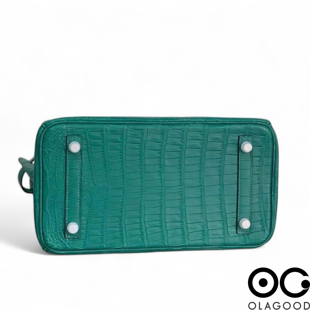 Túi xách nữ BKHM da cá sấu porosus - TXN02101S - Hình ảnh 6