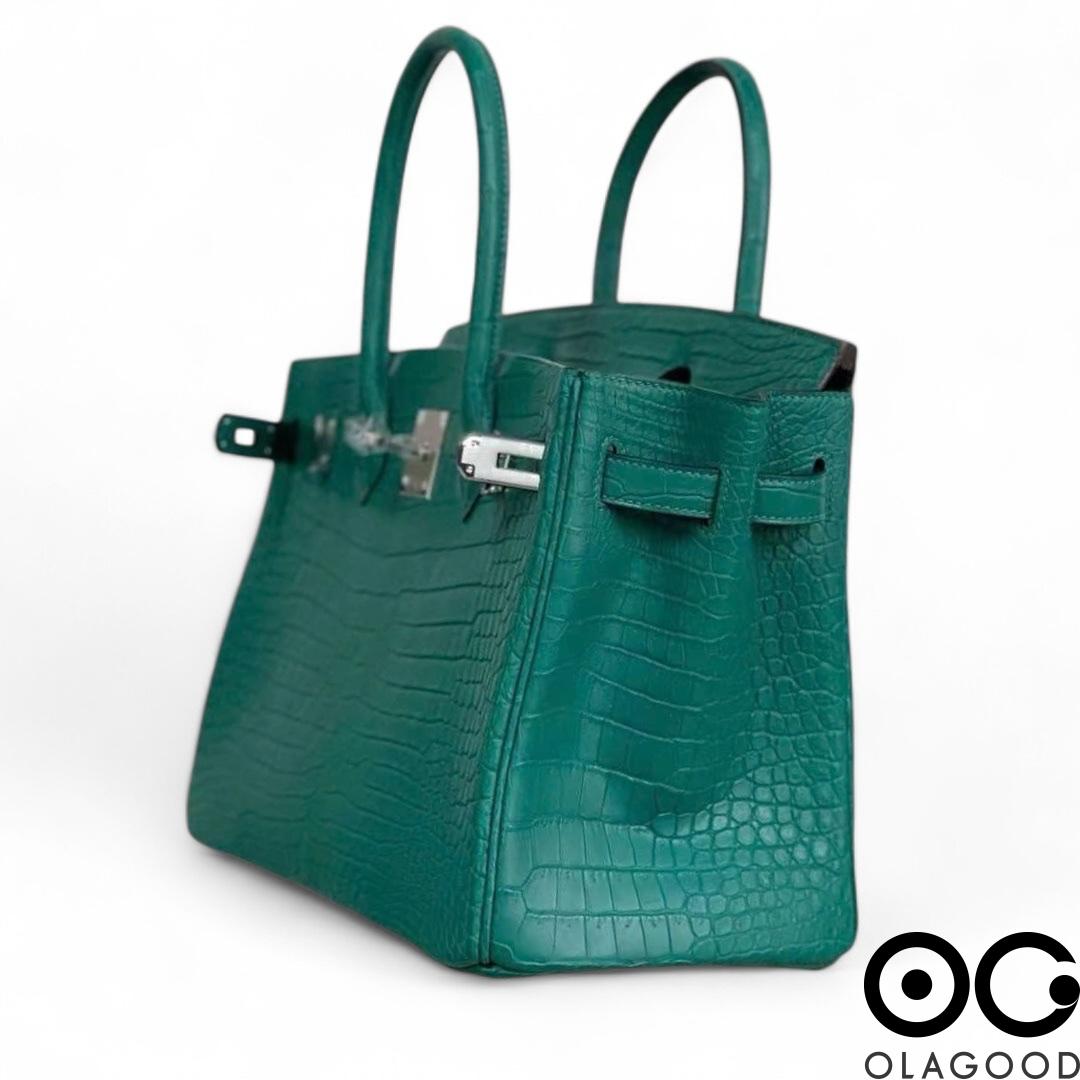 Túi xách nữ BKHM da cá sấu porosus - TXN02101S - Hình ảnh 8