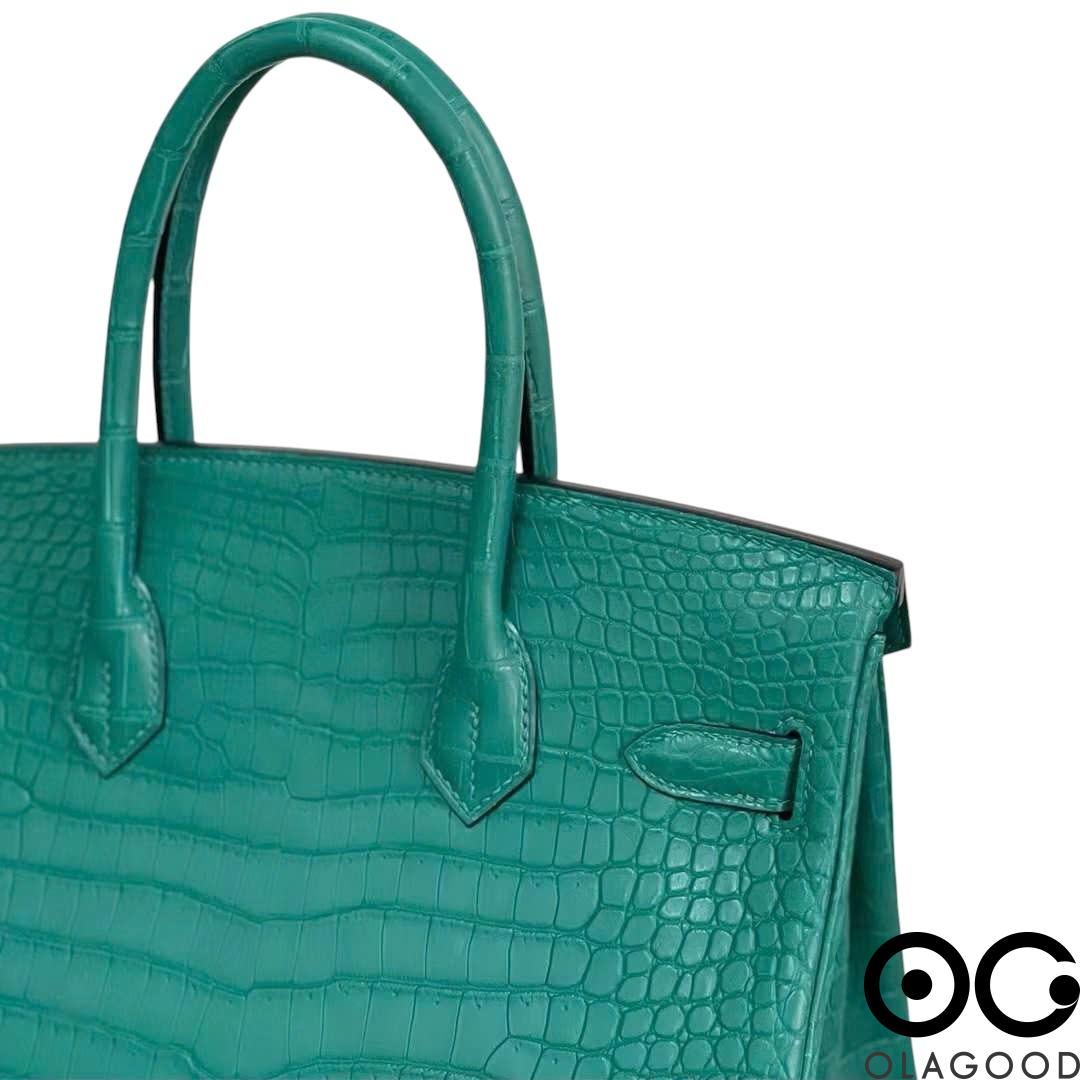 Túi xách nữ BKHM da cá sấu porosus - TXN02101S - Hình ảnh 10