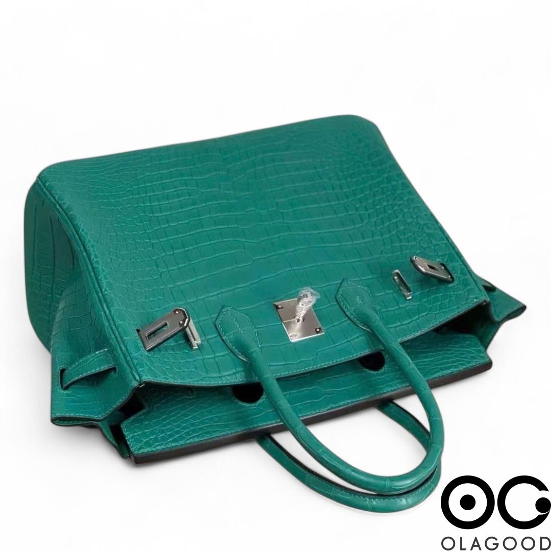 Túi xách nữ BKHM da cá sấu porosus - TXN02101S - Hình ảnh 5