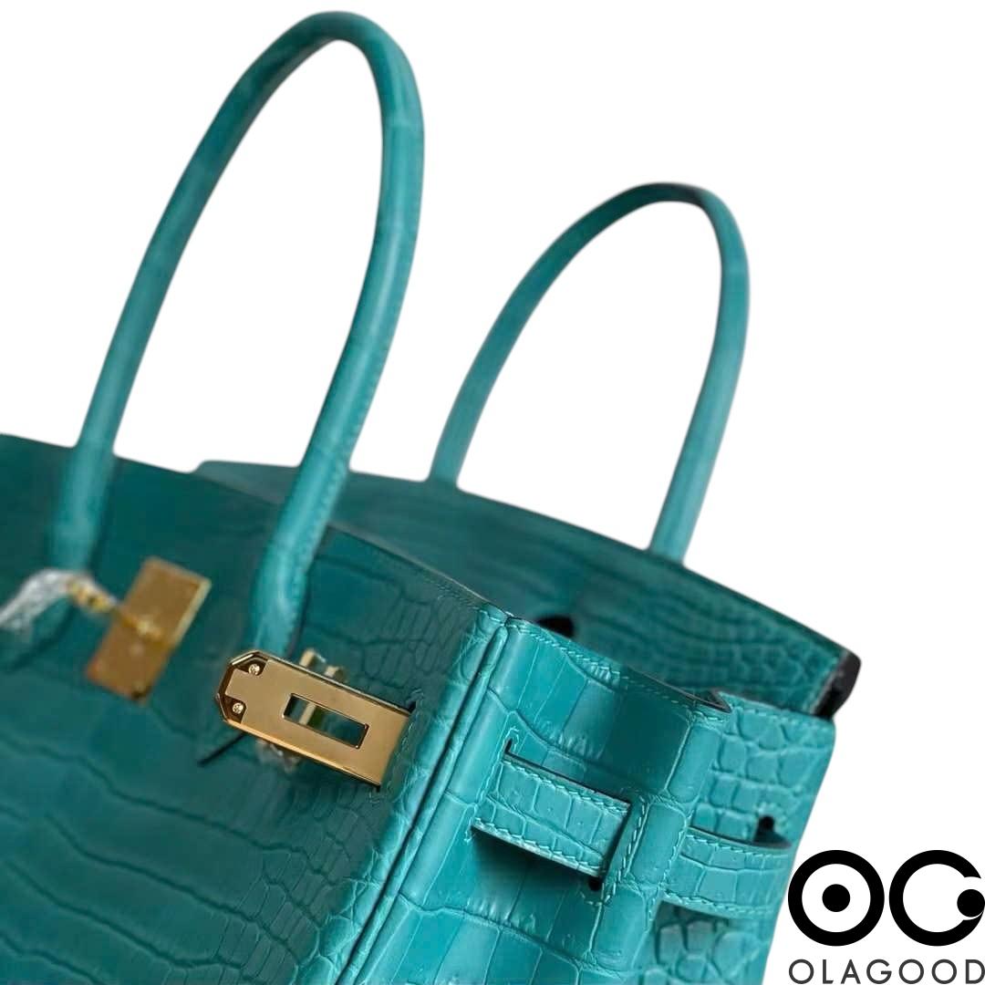 Túi xách nữ HMBK da cá sấu porosus - TXN02102 - Hình ảnh 10