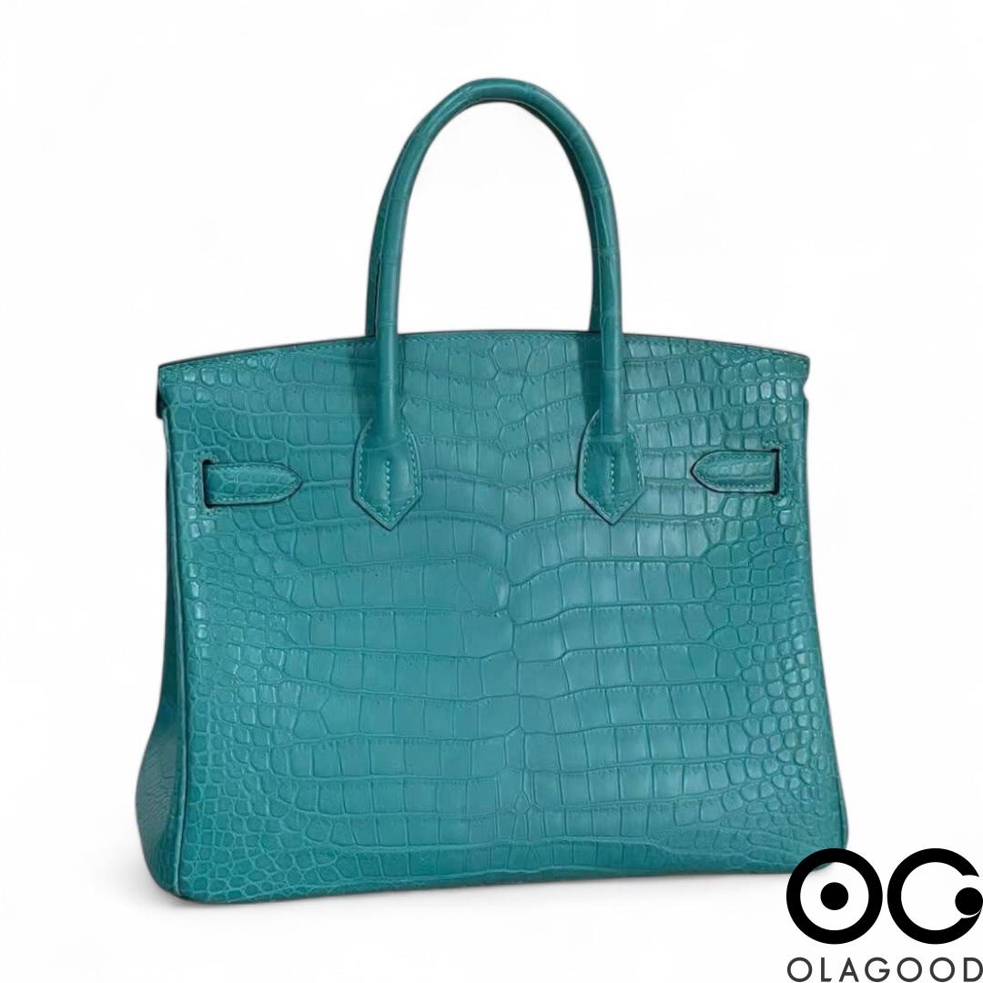 Túi xách nữ HMBK da cá sấu porosus - TXN02102 - Hình ảnh 5