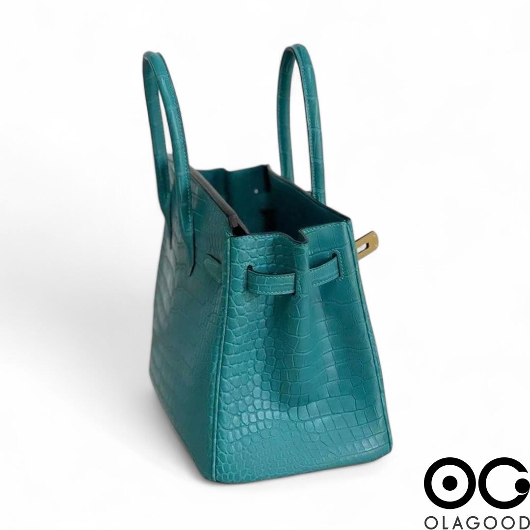 Túi xách nữ HMBK da cá sấu porosus - TXN02102 - Hình ảnh 8